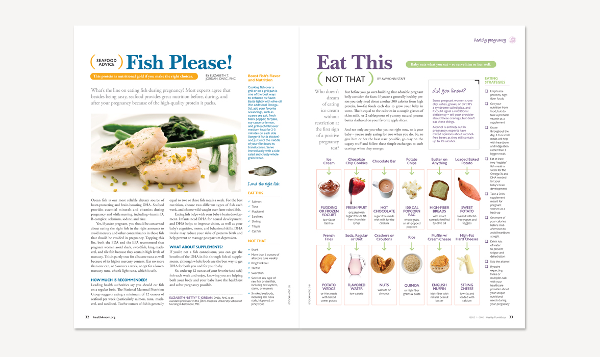 Healthy Mom & Baby Spread | THE CREATIVE BEAST