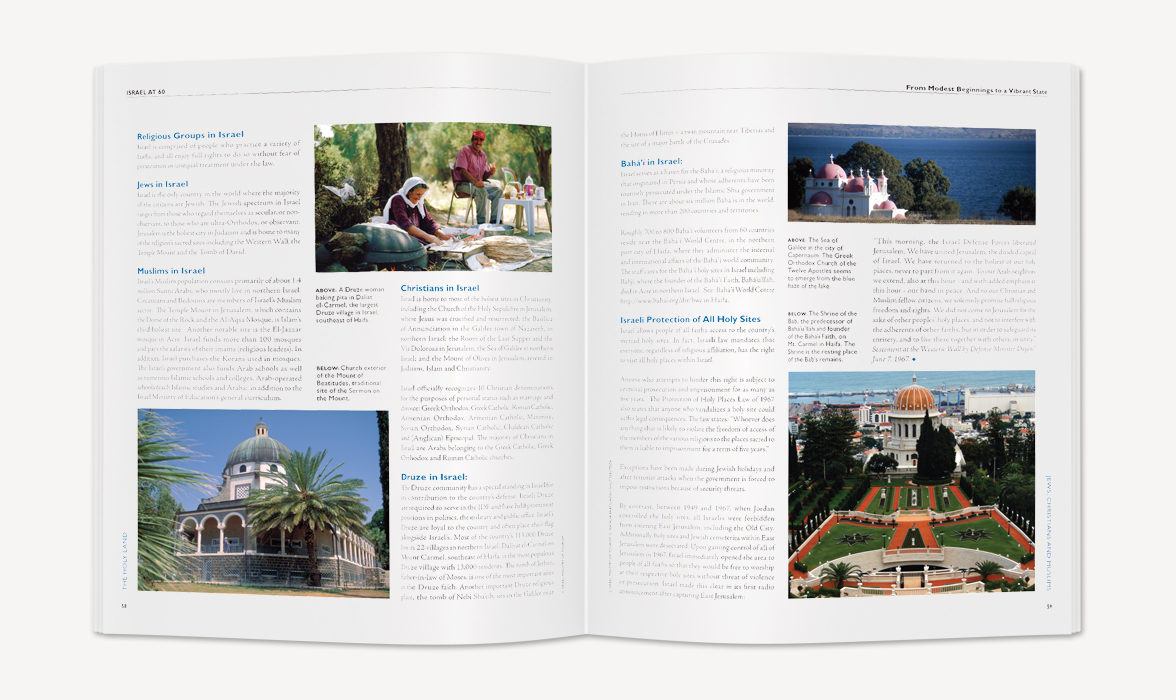 Israel at 60 Spread | THE CREATIVE BEAST