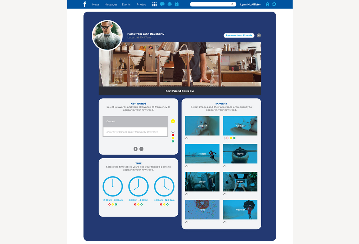 Facebook Redesign | THE CREATIVE BEAST