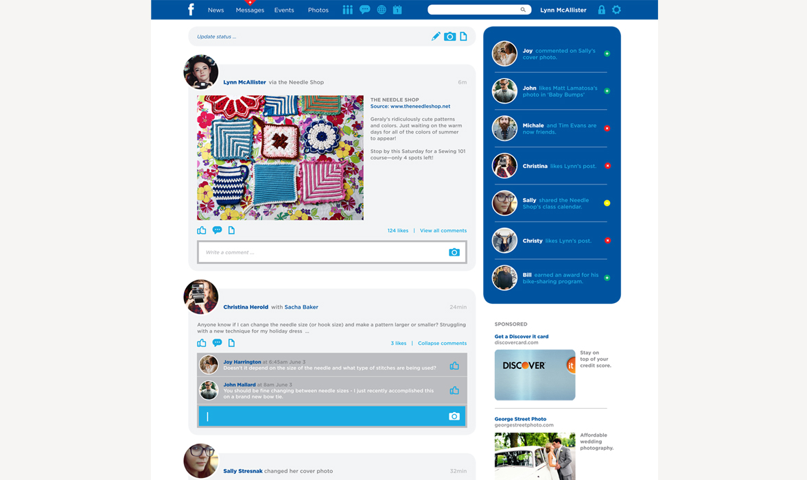 Facebook Redesign | THE CREATIVE BEAST