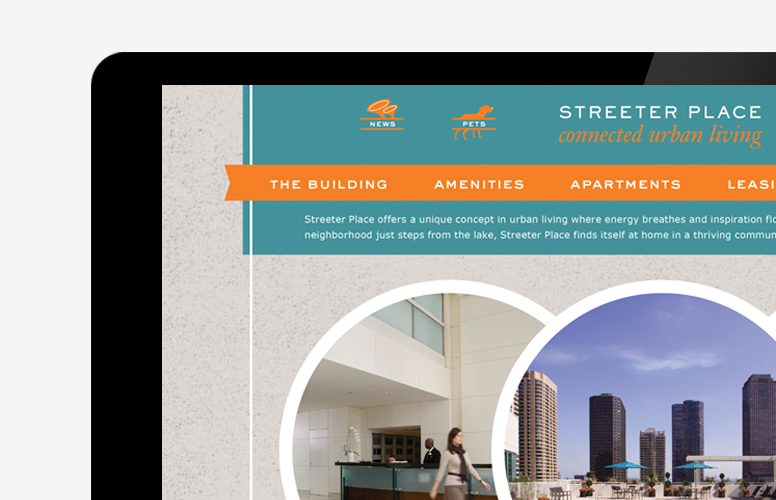 Streeter Place Web Design | THE CREATIVE BEAST