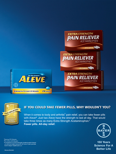 Bayer Aleve Logo | THE CREATIVE BEAST