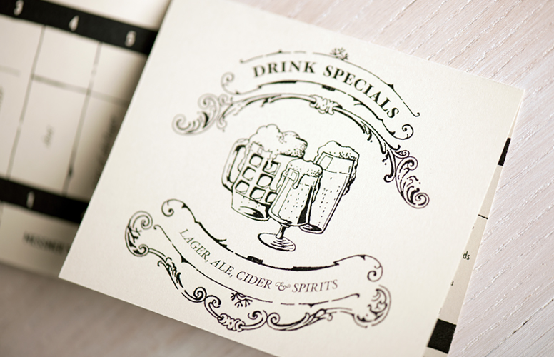 Pub Golf Scorecard Specials | THE CREATIVE BEAST