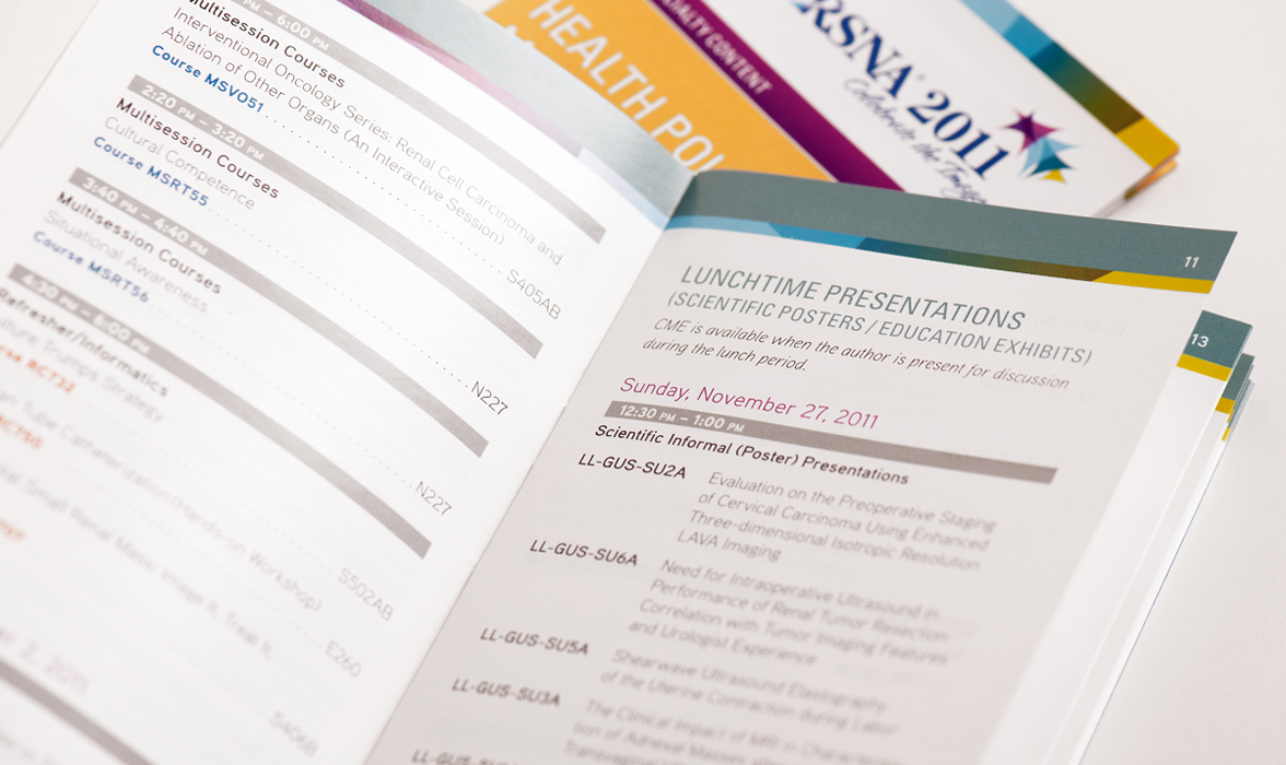 RSNA brochures | THE CREATIVE BEAST