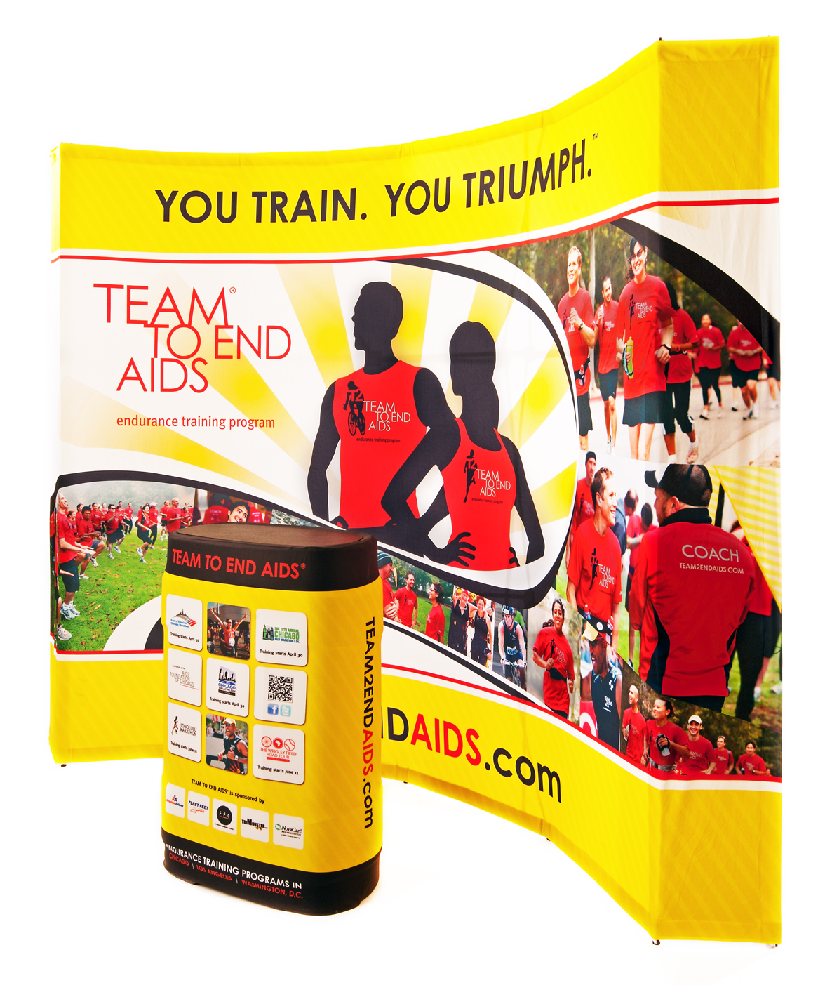 TEAM TO END AIDS Booth | THE CREATIVE BEAST