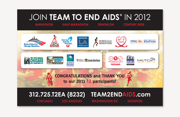 TEAM TO END AIDS Insert | THE CREATIVE BEAST