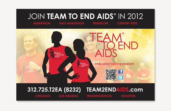 TEAM TO END AIDS Insert | THE CREATIVE BEAST