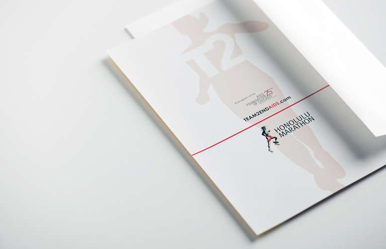 TEAM TO END AIDS Flyer | THE CREATIVE BEAST